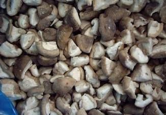 IQF mushrooms - shiitake, quater